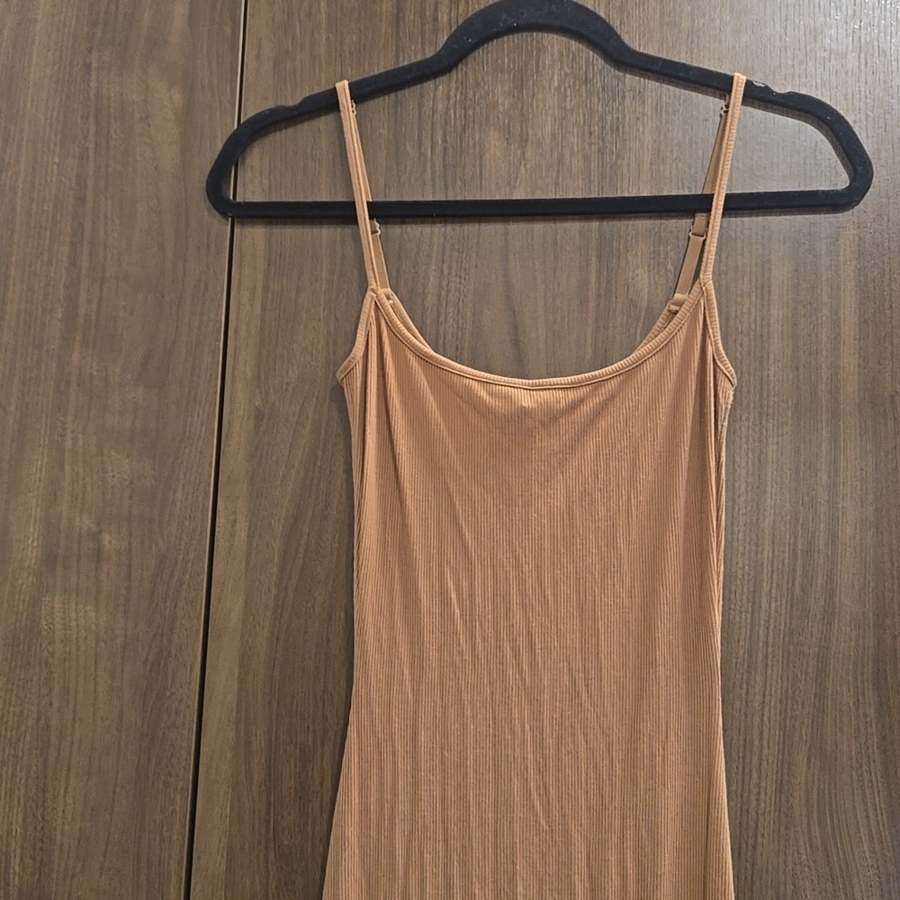SKIMS-Long Ribbed Maxi Dress in Carmel-Size Small - Picture 5 of 14